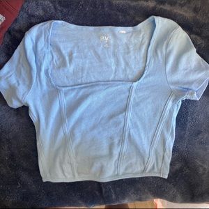 Sky Blue Pac Crop Top